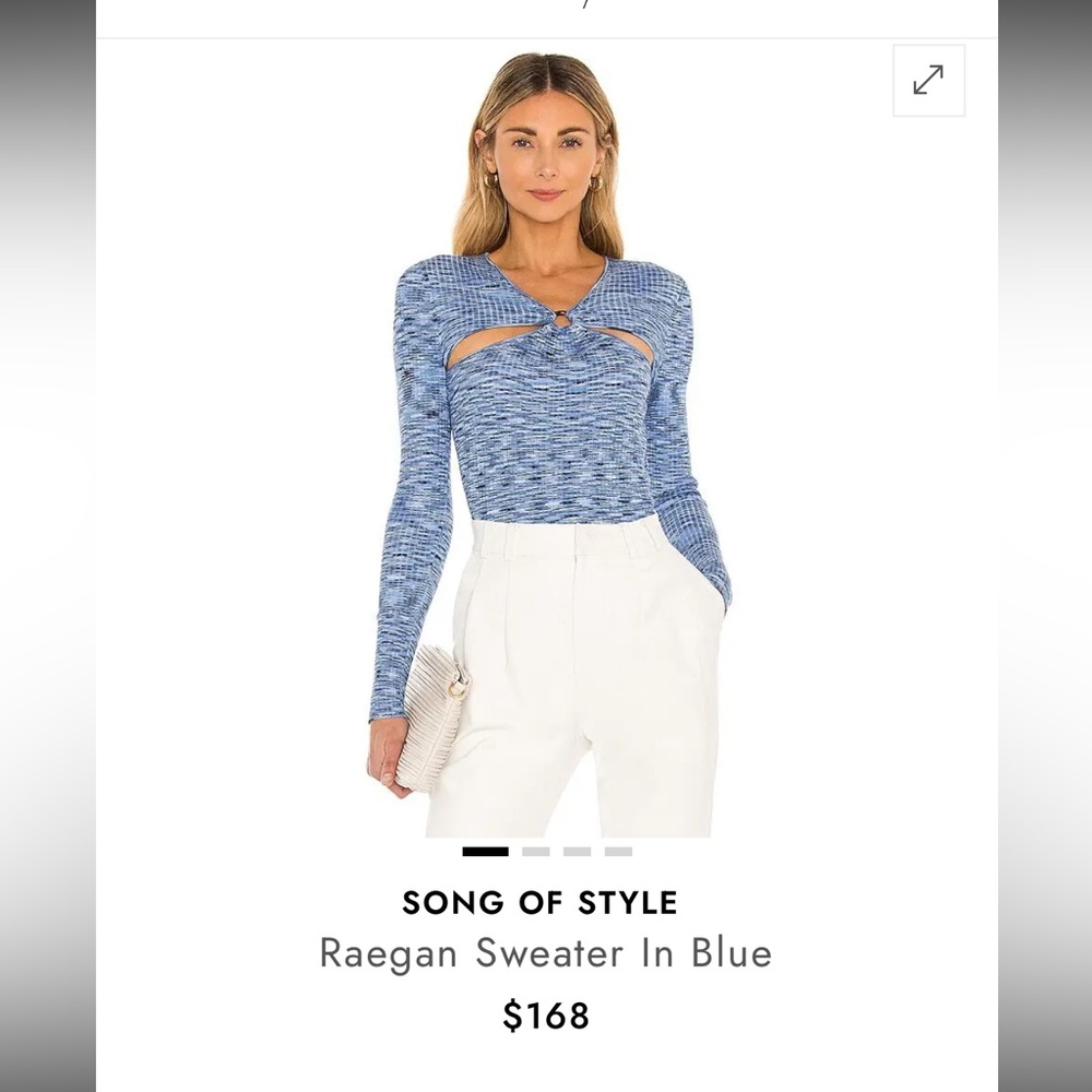 Raegan Sweater in Multi Space Dye
SONG OF STYLE
Color: Multi Space Dye